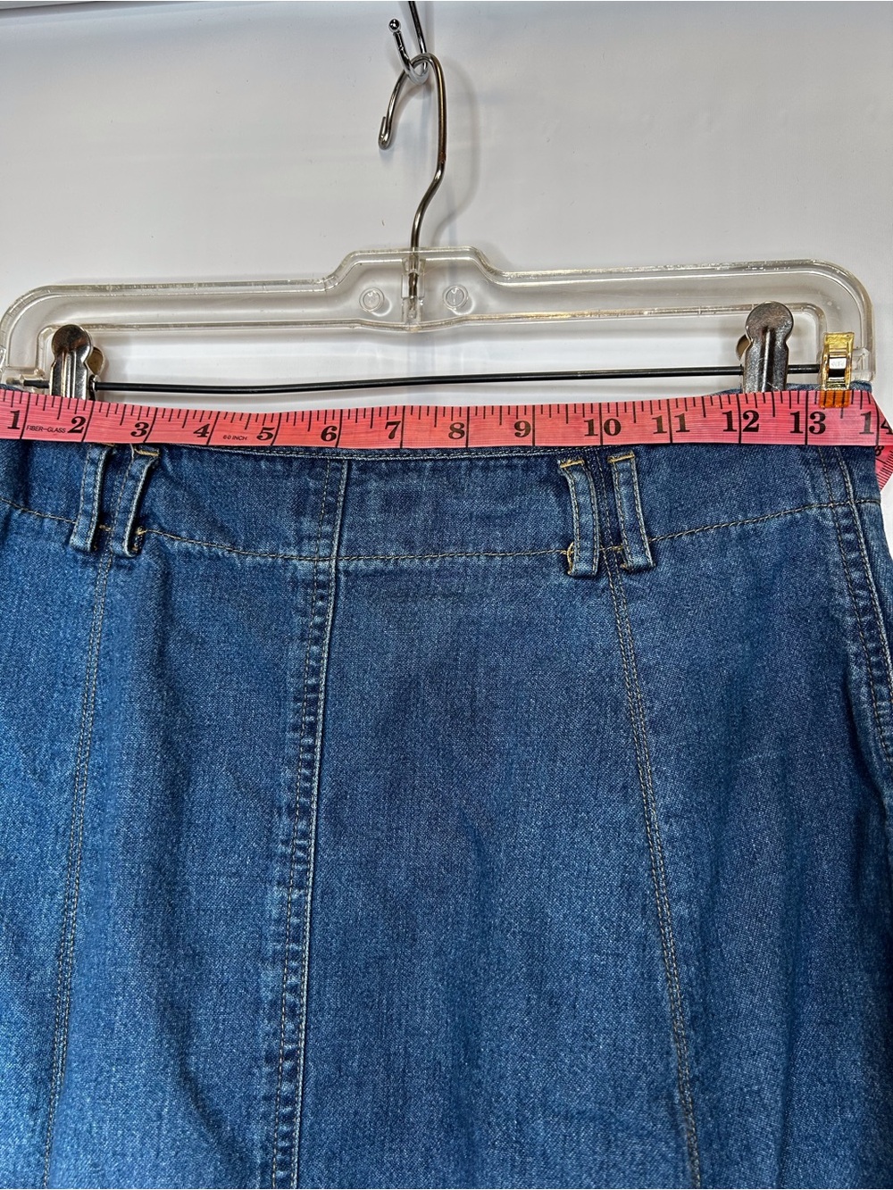 Vintage Liz Claiborne Blue Denim Skirt - Picture 5 of 6